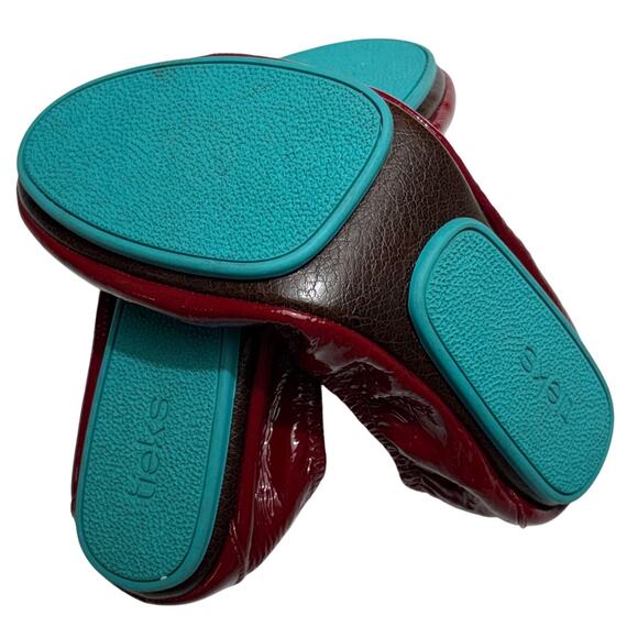 Tieks by Gavrieli RUBY RED PATENT 100% Leather Ballet Flats Shoes Size 7 $220 - Picture 11 of 14